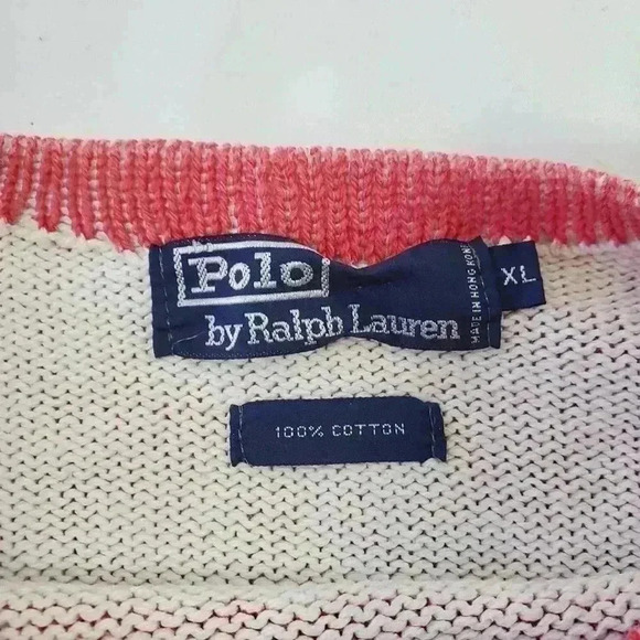 Ralph Lauren Oversized Chunky Striped Sweater - XL - Picture 4 of 9